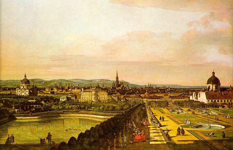 Bernardo Berlotto View of Vienna from the Belvedere